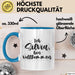 Silvia Tasse Ich Silvia, Bin Vollkommen Geschenk Blau Trendation