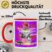 Meme Tasse Geschenk Lustiger Becher Katze Too Glam To Give A Damn You Slay Babygirl Rot Trendation