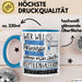 Reptilienhalterin Tasse Geschenk Spruch Wer Will Schon Prinzessin Sein Wenn Man Auch Reptilienhalterin Sein Kann Blau Trendation