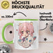 Anime Tasse Geschenk Grafik Grün Trendation