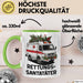 Rettungssanitäter Tasse Geschenk Rettungssantatäter Spruch Notarzt Geschenkidee Kaffee-Becher Grün Trendation
