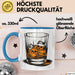 Whiskytrinker Tasse Geschenkidee für Whisky Liebhaber Blau Trendation