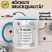 Schüler Abschluss Tasse Geschenk Lustige Geschenkidee Spruch Grundschule Geschafft Abitur Gemeistert Blau Trendation