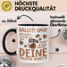 Oma Großmutter Tasse Becher Geschenk Lustige Geschenkidee Spruch Hallo Oma Deine Tochter Nervt Trendation