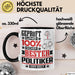 Politiker Geschenk Lustiger Spruch für Politiker Geschenkidee Bester Politiker Der Welt Schwarz Trendation
