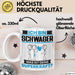 Schwager Tasse Geschenk für Schwager Geburtstag Lustiger Spruch Kaffee-Becher Was Ist Deine Superkraft Weiß Trendation