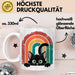 Katzen Tierliebhaber Vintage Tasse Geschenk Lustige Geschenkidee Spruch Weiß Trendation
