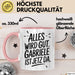 Gabriele Tasse Geschenk Alles Ist Gut Gabriele Ist Jetz Da Geschenkidee Becher mit Name Rosa Trendation