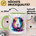 Buntes Meerschweinchen Tierliebhaber Tasse Geschenk Lustige Geschenkidee Spruch Grün Trendation