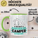 Camper Geschenk Tasse So Gut Kann Nur Ein Camper Aussehen Geschenkidee Kaffee-Becher Grün Trendation