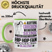 Hip-Hop-Fan Geschenk Tasse Lustiger Spruch Erheben Sie Sich Der Hip-Hop-Fan Betritt den Raum Grün Trendation