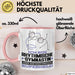 RhythmischeGymnastin Geschenk Tasse Ich Bin RhythmischeGymnastin Aber Sag Doch Einfach Superheld Lustige Geschenkdiee für RhythmischeGymnastin Kaffee-Becher Rosa Trendation