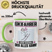 Skifahrer Tasse Geschenk für Skifahrer Der Mann Der Alles Kann Geschenkidee zum Geburtstag Grün Trendation