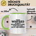Winfried Tasse Wenn Winfried Nicht Repariert, Sind Wir Am Arsch Geschenk Grün Trendation