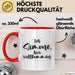 Simone Tasse Ich Simone, Bin Vollkommen Geschenk Rot Trendation