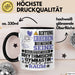 RhythmischeGymnastin Geschenk Tasse Lustiger Spruch Erheben Sie Sich Der RhythmischeGymnastin Betritt den Raum Schwarz Trendation