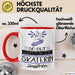 Skaterin Geschenk Tasse So Gut Kann Nur Eine Skaterin Aussehen Geschenkidee Geburtstag Weihnachten Lustig Rot Trendation