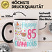 85er Geburtstag Tasse Geschenk Happy 85 And Glamarous Llama Alpaka Liebhaber Geschenkidee zum Geburtstag Trendation
