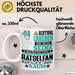 Rätselfan Geschenk Tasse Lustiger Spruch Erheben Sie Sich Der Rätselfan Betritt den Raum Weiß Trendation