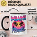 Miami Florida USA Tasse Geschenk Lustige Geschenkidee Spruch Schwarz Trendation