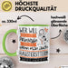 Haustiersitterin Tasse Geschenk Spruch Wer Will Schon Prinzessin Sein Wenn Man Auch Haustiersitterin Sein Kann Grün Trendation