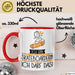 Geschenk für Skateboarderin Tasse Lustige Geschenkidee Geburtstag Ich Bin Skateboarderin Ich Darf Das Rot Trendation