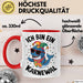 Kölner Karneval Tasse Geschenk Ich bin Karneval Fan Rot Trendation