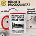 Physiker Tasse Geschenk Newtons Erstes Bewegungsgesetz Rot Trendation