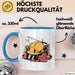 Bauarbeiter Tasse Geschenkidee Bauprofi Lustiger Spruch Geschenkidee Lustig Blau Trendation