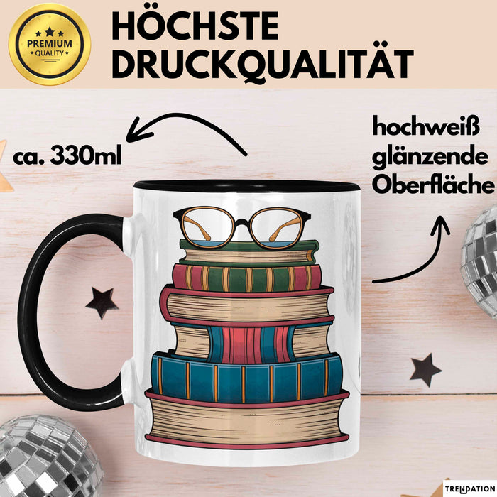 Bibliothekar Tasse Geschenkidee für Bücherliebhaber Trendation