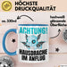 Hausdrache Im Anflug Tasse Geschenk Becher Blau Trendation