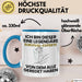 Survival-Experte Geschenk Tasse Lustige Geschenkidee Geburtstag für Survival-Experte Ich Bin Dieser Legendäre Survival-Experte Von Dem Alle Geredet Haben Kaffee-Becher Blau Trendation