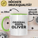 Oliver Tasse Original 100% Oliver Geschenk Grün Trendation
