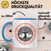 Keltischer Baum des Lebens Tasse Geschenk Geschenkidee Blau Trendation
