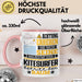 Kitesurfer Geschenk Tasse Lustiger Spruch Erheben Sie Sich Der Kitesurfer Betritt den Raum Rosa Trendation