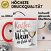 Weintrinker Kaffeetrinker Tasse Geschenk Lustige Geschenkidee Spruch Kaffee Weil Es Für Wein Zu Früh Ist Rot Trendation