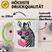 Zebra Kaugummi Tasse Geschenk Lustige Geschenkidee Spruch Grün Trendation