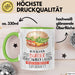 Burger-Liebhaber Tasse Geschenk Ich Kann Cheeseburger Verschwinden Lassen Was Ist Deine Superkraft Grün Trendation
