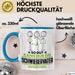 Schwiegervater Geschenk Tasse So Gut Kann Nur Ein Schwiegervater Aussehen Geschenkidee Kaffee-Becher Blau Trendation