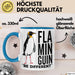 Pinguin Flamingo Tasse Geschenk Lustige Geschenkidee Spruch Flaminguin Blau Trendation