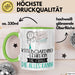 Kiteboarding-Lehrerin Geschenk Tasse Becher Die Frau Die Allen Kann Geschenkidee für eine Kiteboarding-Lehrerin Lustig Grün Trendation