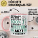 Arzt Geschenk Lustiger Spruch für Arzt Geschenkidee Bester Arzt Der Welt Rosa Trendation