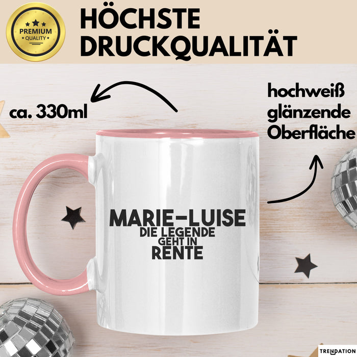 Marie-Luise Tasse Marie-Luise – Die Legende Geht In Rente Geschenk