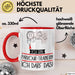 Geschenk für Parkour-Trainerin Tasse Lustige Geschenkidee Geburtstag Ich Bin Parkour-Trainerin Ich Darf Das Rot Trendation