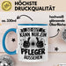 Krankenschwester Pflege Betreuung Tasse Geschenk Lustige Geschenkidee Spruch So Gut Kann Nur Ein Pfleger Aussehen Blau Trendation