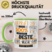 Beste Live-Musik-Fan Der Welt Tasse Geschenk für Eine Live-Musik-Fan Geprüft Und Sicher Geschenkidee Geburtstag Weihnachten Grün Trendation