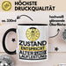 TÜV Alter Tasse Geschenk Lustiger Spruch Geburtstag Humor Schwarz Trendation