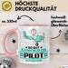 Pilot Geschenk Tasse So Gut Kann Nur Ein Pilot Aussehen Geschenkidee Kaffee-Becher Rosa Trendation