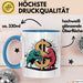 Börsenhändler Tasse Geschenkidee für Wall Street Fans Blau Trendation