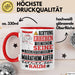 Marathonläufer Geschenk Tasse Lustiger Spruch Erheben Sie Sich Der Marathonläufer Betritt den Raum Rot Trendation